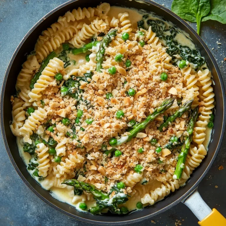 Spring Vegetable Fusilli Pasta Recipe