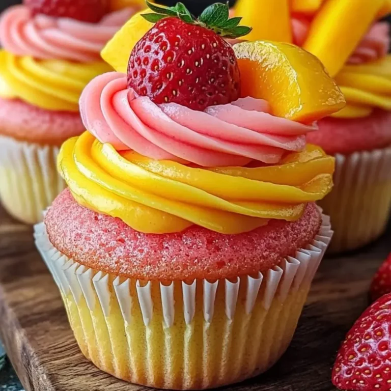 Strawberry Mango Delight: Refreshing Summer Dessert Recipe