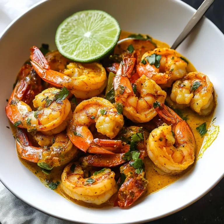 Turmeric Lime Shrimp: Zesty & Flavorful Seafood Delight